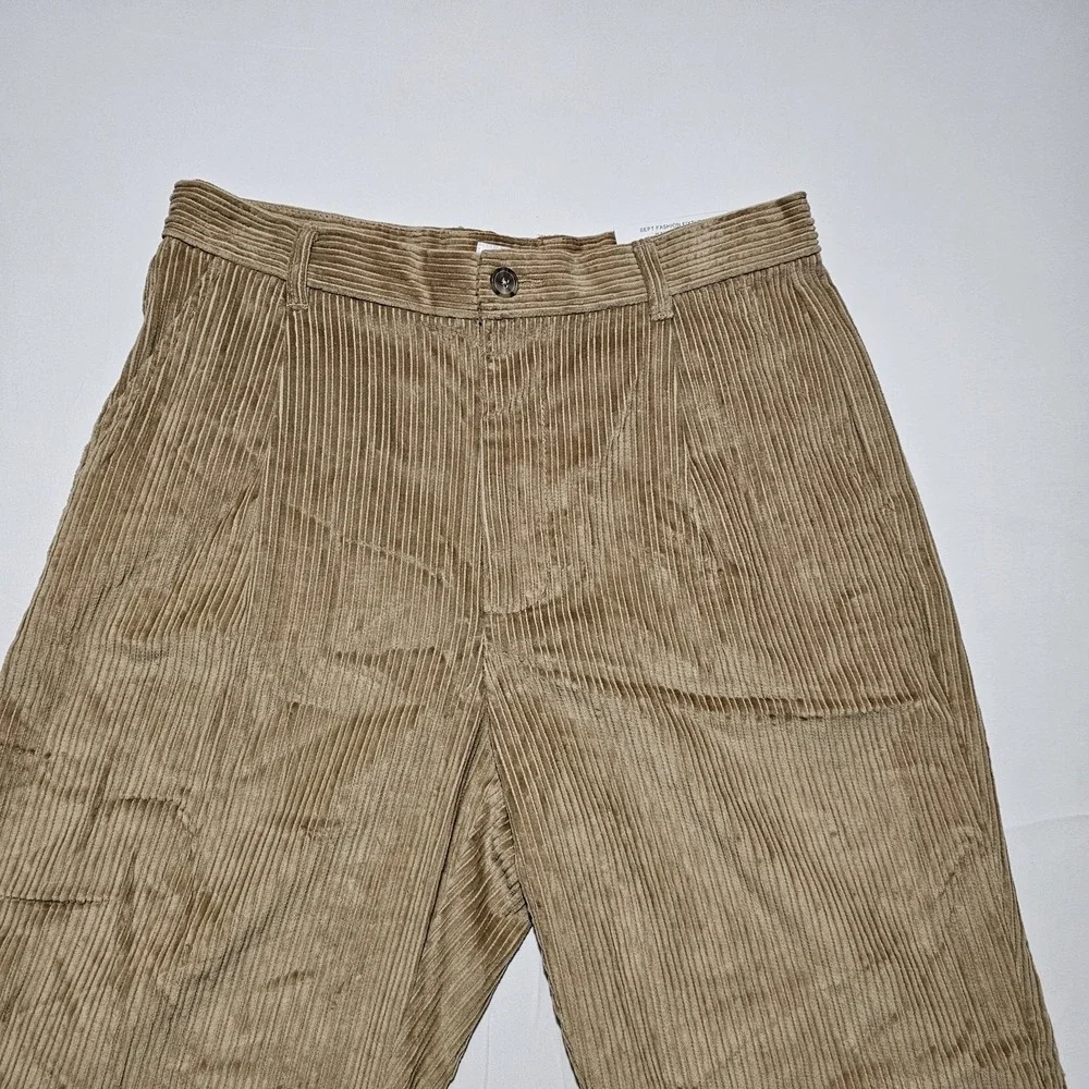 Mode‎ of One Men's Relaxed Fit Corduroy Pants Medium Brown Size 31